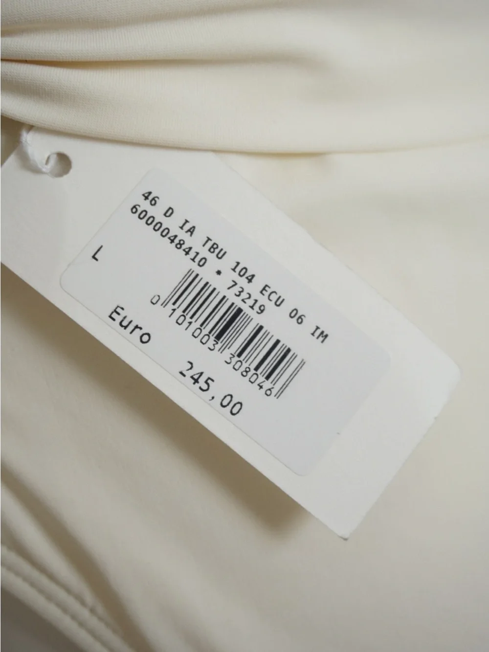 Tory Burch One Piece “Miller” Plunge White Logo Belted Swimsuit NWT - Size Large